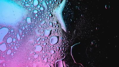 Drops gradient humidity 4k wallpaper