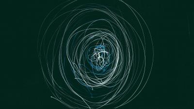 Exposure circles lines 4k wallpaper