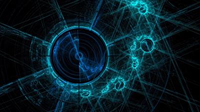 Fractal circles lines 4k wallpaper