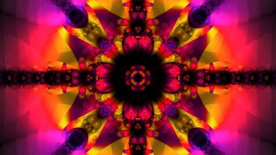 Fractal colorful pattern image 4k wallpaper