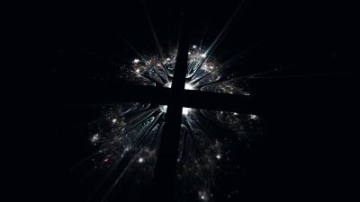 Fractal dark lines 4k wallpaper