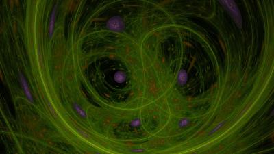 Fractal energy line weaving plasma image 4k wallpaper