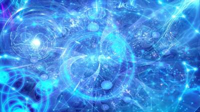 Fractal glare bright 4k wallpaper