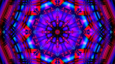 Fractal kaleidoscope pattern 4k wallpaper