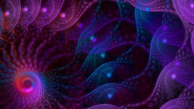 Fractal lines tangled 4k wallpaper