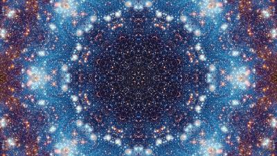 Fractal mandala pattern 4k wallpaper