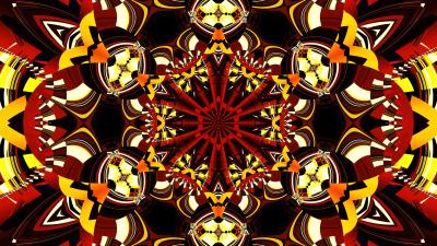 Fractal pattern abstraction pc 4k wallpaper