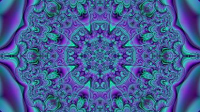 Fractal pattern gradient 4k wallpaper