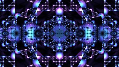 Fractal square pattern 4k wallpaper