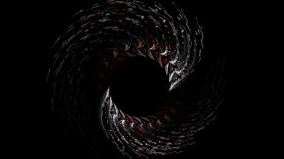 Fractal swirling rotation image 4k wallpaper
