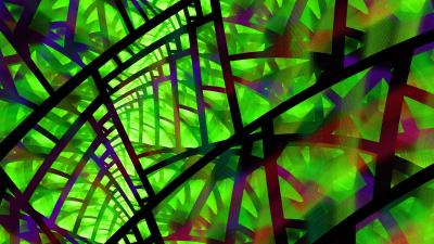 Fractal tangled lines 4k wallpaper