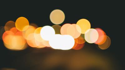 Glare bokeh circles 4k wallpaper