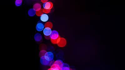 Glare bokeh colorful 4k wallpaper