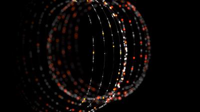 Glare bokeh glitter 4k wallpaper