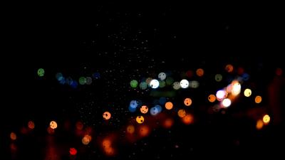 Glare dark background drops circles image 4k wallpaper