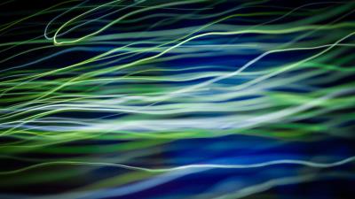 Glow lines wavy 4k wallpaper