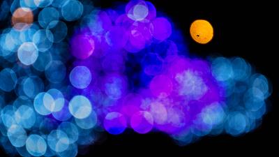 Highlights circles blue cyan image 4k wallpaper