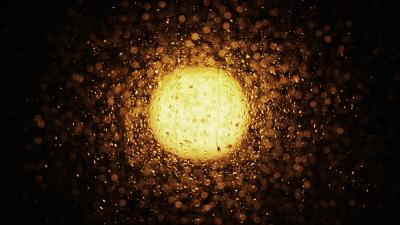 Light rain glass drops glare 4k wallpaper