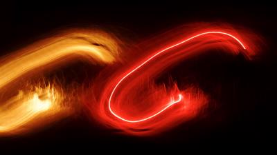 Lights blur long exposure 4k wallpaper