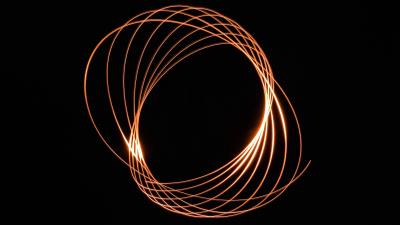 Line glow black 4k wallpaper