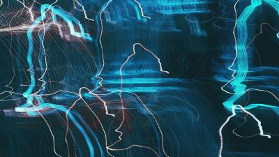 Lines light abstraction 4k wallpaper