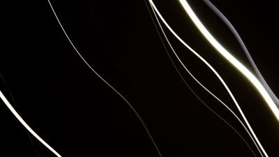 Lines light glow 4k wallpaper
