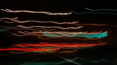 Lines light long exposure image 4k wallpaper