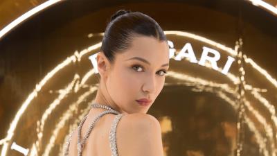 Bella Hadid at the Bulgari Event 4k wallpaper