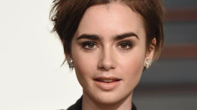 Lily collins 2018 7p 4k wallpaper