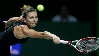 Simona halep tennis racket 4k wallpaper