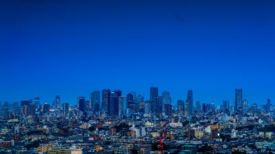 Metropolis cityscape buildings 4k wallpaper