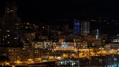 Night city city lights 4k wallpaper