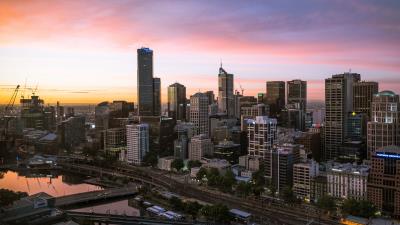 Skyscraper city buildings image 4k wallpaper