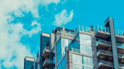 Structure architecture glass 4k wallpaper