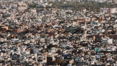 Buildings city roofs 4k wallpaper