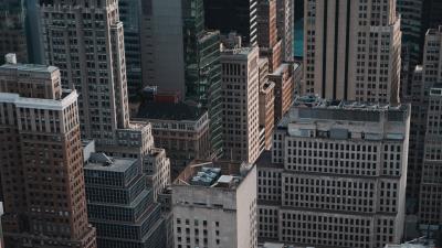 City aerial view street image 4k wallpaper