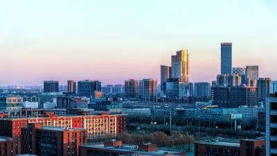 City architecture buildings im 4k wallpaper