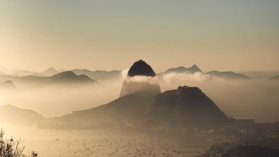 City buildings port 4k wallpaper