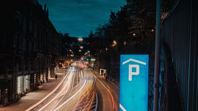 City buildings road pic 4k wallpaper