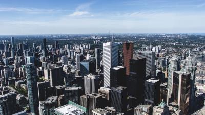 City buildings skyscrapers image 4k wallpaper