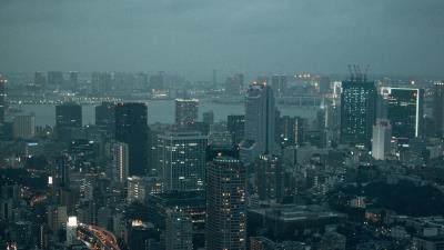 City fog darkness 4k wallpaper