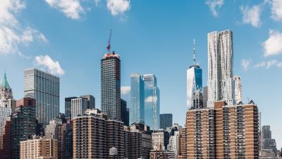 City road buildings image 4k wallpaper