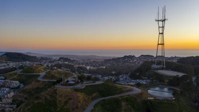 City road winding 4k wallpaper