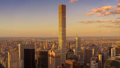 City skyscraper buildings 4k wallpaper