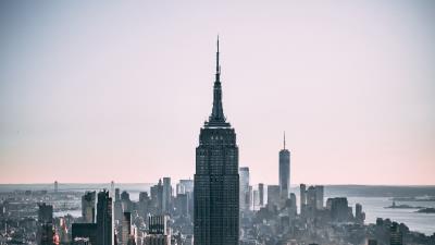 City skyscraper metropolis 4k wallpaper