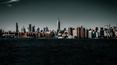 Coast city cityscape 4k wallpaper