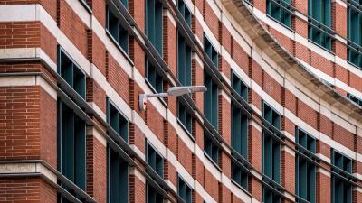 Facade building windows image 4k wallpaper