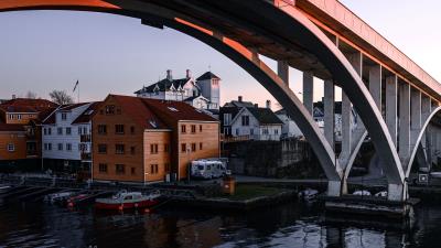 Home bridge city 4k wallpaper