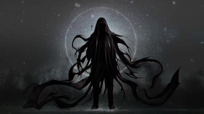 Demon cloak hood 4k wallpaper
