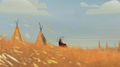 Girl tradition outfit 4k wallpaper